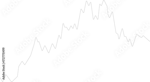 Rounded dotted line chart with a black zigzag pattern representing fluctuations in data, serving as a data element visualization.