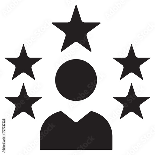 Reputation Icon, Power of Reputation, Building Credibility and Trust, Reputation as a Lasting Asset, Shaping Perceptions with Integrity, vector