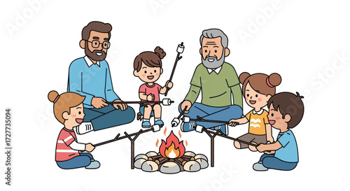 Diverse team of computer technicians performing various repair and maintenance tasks.