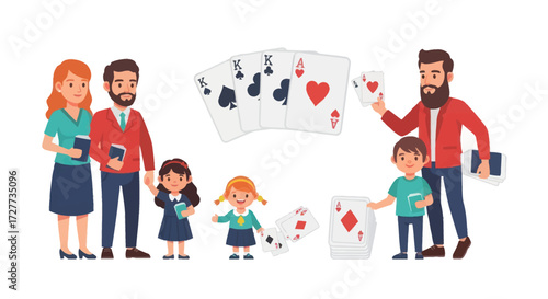 Diverse Group of People Reading and Studying with Books.