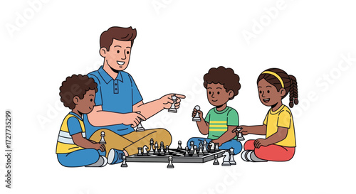 A diverse collection of male and female swimmers illustrating different swimming strokes like freestyle and butterfly.