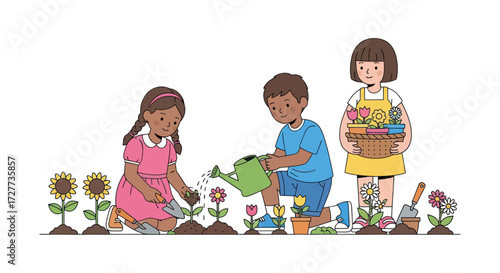 Collection of diverse track and field athletes running relay races and jumping hurdles.