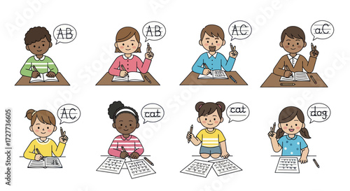 Dynamic Fencing Duel Illustrations Showcasing Athleticism and Skill.