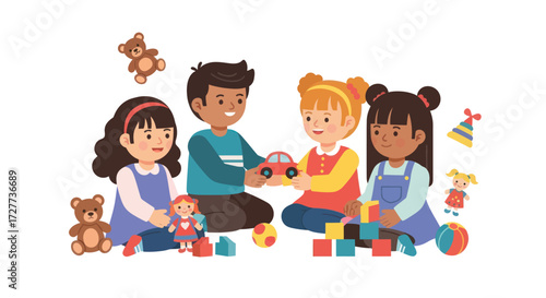 Diverse group of professionals in various work attire including construction business and media roles.