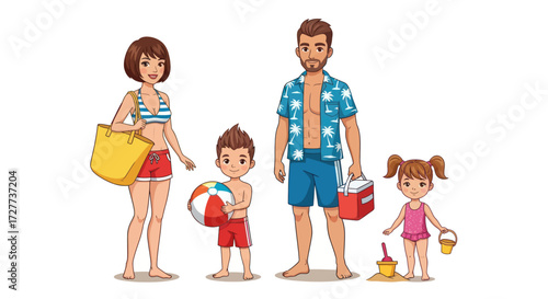 Medical Professionals in Scrubs and Masks with Equipment.