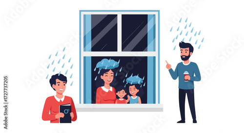 Collection of Diverse Cartoon Nurses Administering Injections and Vaccinations.