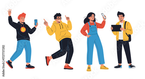 Diverse Ballet Dancers in Graceful Poses and Tutus.