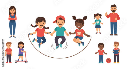 Diverse Medical Professionals in White Coats Examining Health Data.