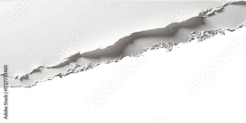 White paper with snow on the window, a fresh, clean blue wave texture, cold and transparent