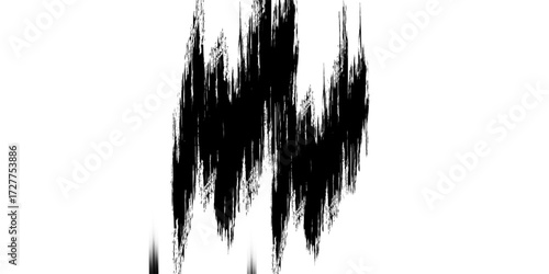 Striped background with thin brushstrokes and stripes. Hatching pattern. Grunge geometric backdrop with slanted lines. Design element to create dynamic, motion backgrounds in a minimalist style