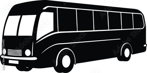 bus design, commute symbol
