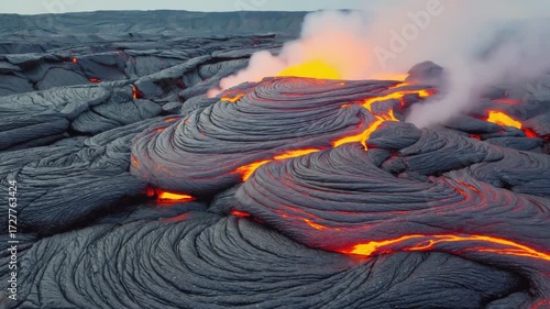 Gen-4 Turbo Molten Lava Texture Background