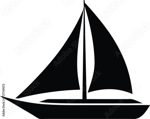 sailboat design, marine symbol

