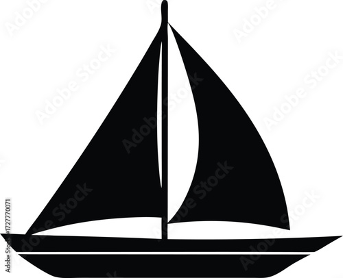 sailboat design, marine symbol

