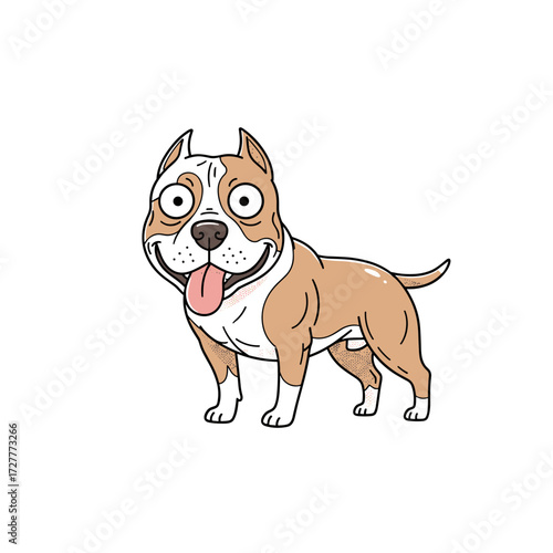 Playful Pup: Energetic Bulldog in Action