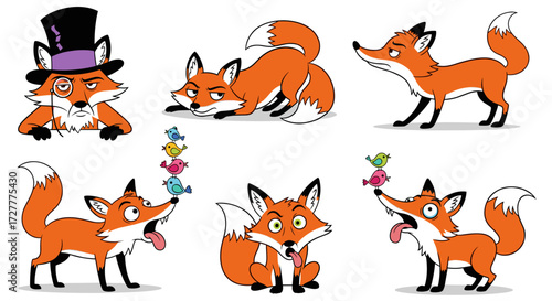Dash of Foxes: Trio and Friends