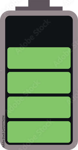 Battery charge level indicator. Charge battery level icon