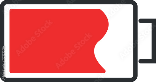 Battery charge level indicator. Charge battery level icon
