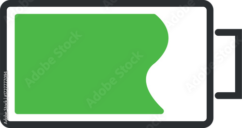 Battery charge level indicator. Charge battery level icon