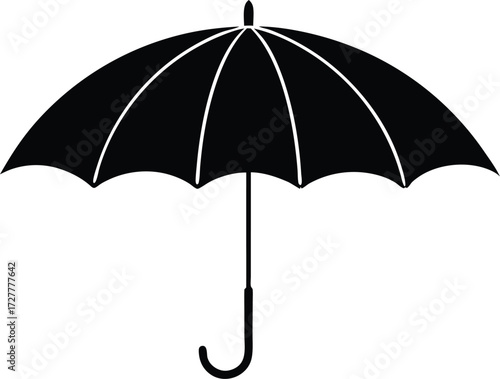 umbrella illustration, weather icon
