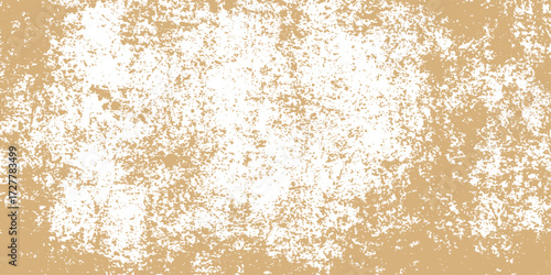 Brown, abstract, textured pile of sugar or salt with a grunge background and a rough surface