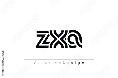 Wallpaper Mural ZXA Creative Unique Modern Letter Logo Design Torontodigital.ca
