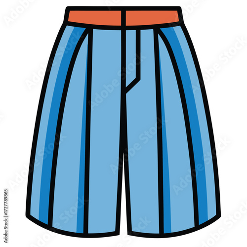 Shop stylish blue culottes women's fashion summer shorts high waisted trendy casual outfit online