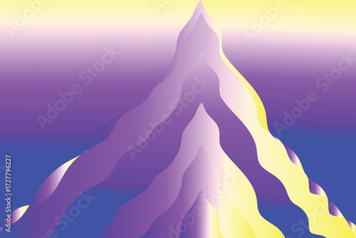 Retro Neon Gradient Abstract Background with Grain and Noise Texture