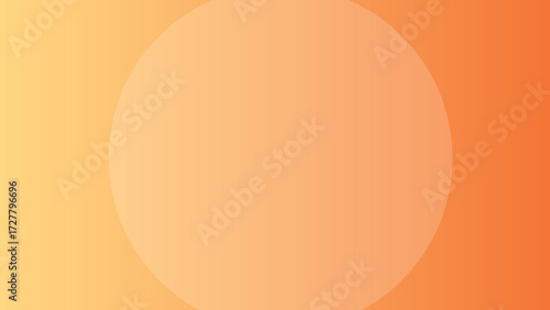 A warm and inviting gradient background with shades of orange, featuring a soft, circular highlight for a touch of depth and visual appeal isolated on transparent background