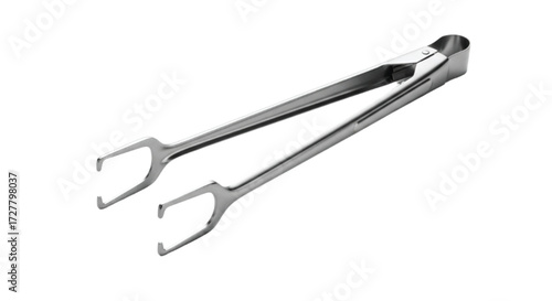 Surgical stainless steel forceps with clean, sharp tips for precise handling