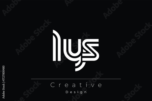 LYS Creative Unique Modern Letter Logo Design