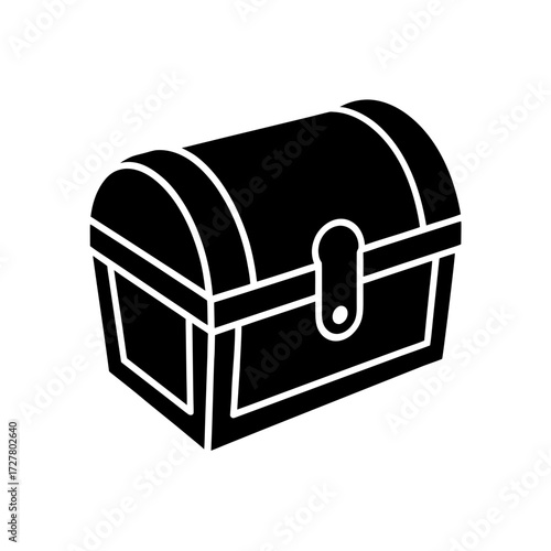 Brown Treasure Chest Closed Lock Transparent Background