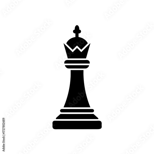 Chess King Black Piece Symbol Transparent Background