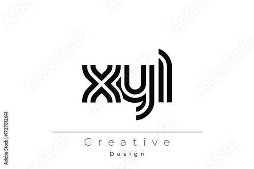 XYL Creative Unique Modern Letter Logo Design