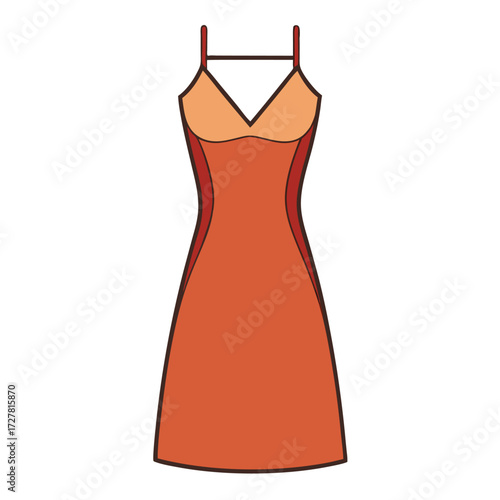 Shop women's orange slip dress online summer fashion casual wear stylish outfit trendy apparel 90s style