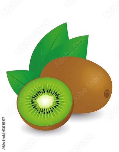 Kiwi fruit illustration (1)