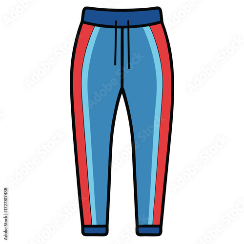Find your perfect pair of blue and red striped track pants stylish athletic wear for comfort and style