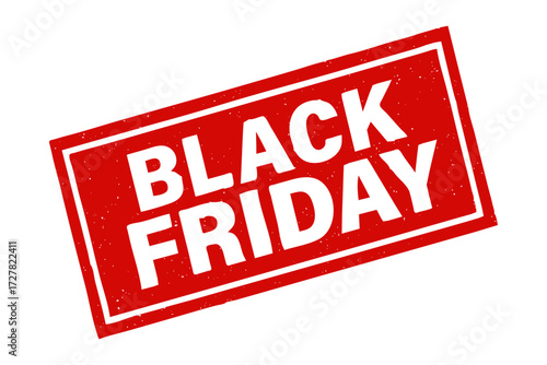 Bold Black Friday sale announcement for retail promotions, advertising and marketing campaigns to attract customers