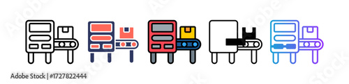 Industrial Machine multiple icon