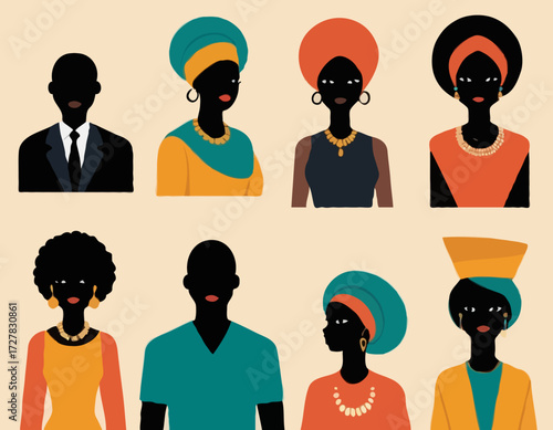 Black community a group of African people, human rights, fight racism