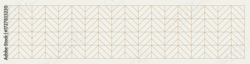 Seamless herringbone pattern background in white and gold shades. Graphical illustration for a unique banners, wall decor, textiles and interior design.