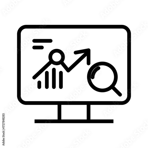 Finance and Business Icon Set: Wallets, Earnings, and Analysis, Monochrome Line Icons for Digital Marketing and Customer Service, Essential Financial and User Persona Vector Graphics Collection
