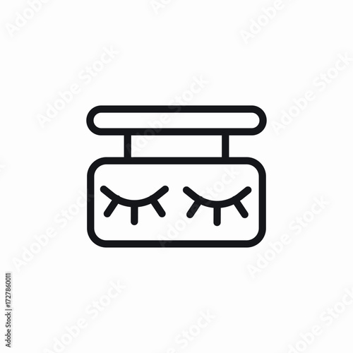 beauty salon banner icon sign vector