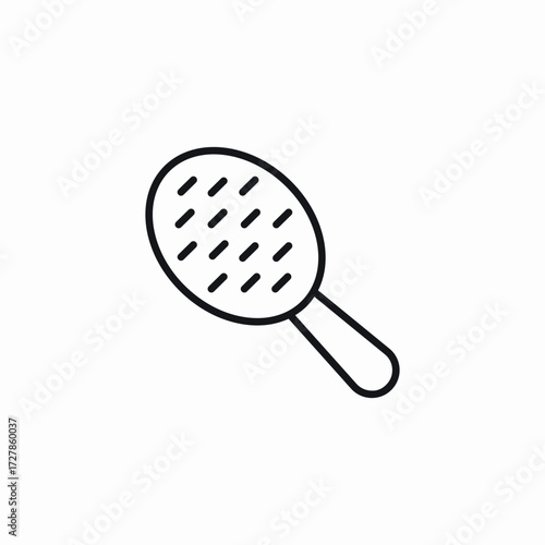 brush comb icon sign vector