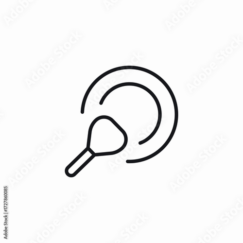 cosmetics powder icon sign vector