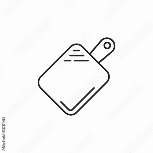 chopping desk icon sign vector