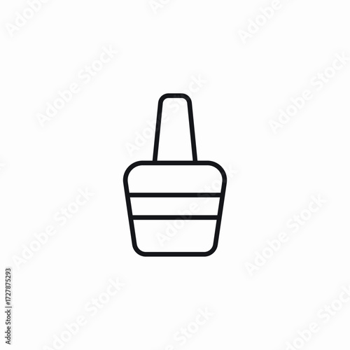 nail polish jar icon sign vector