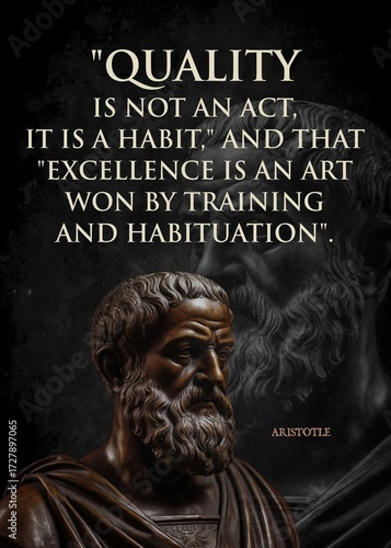 Aristotle quote about quality