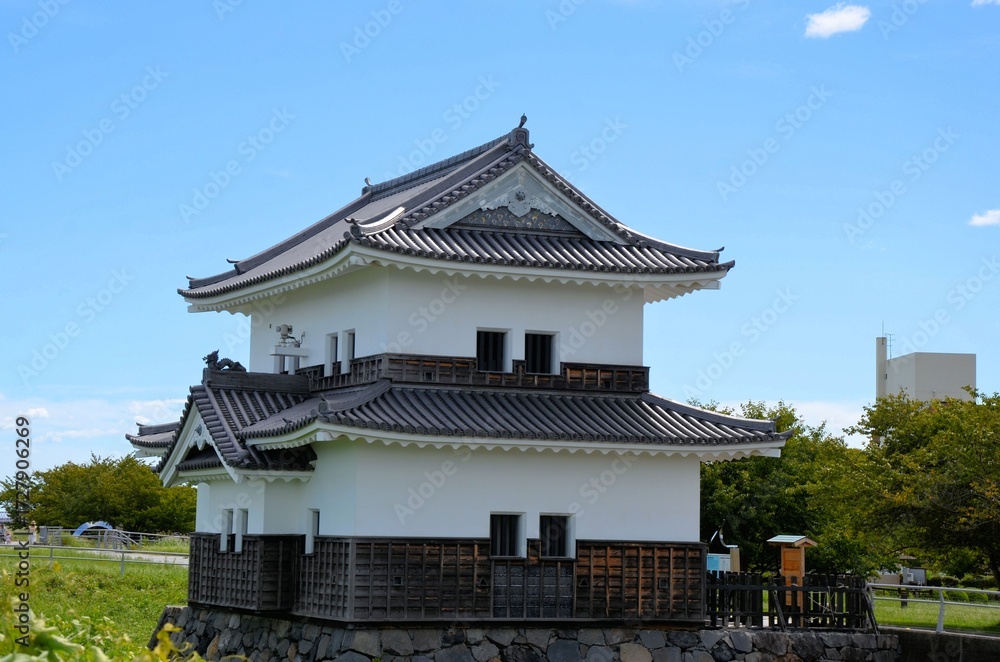 Obraz premium 桑名城 蟠龍櫓