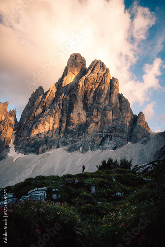 sunrise in the mountains
